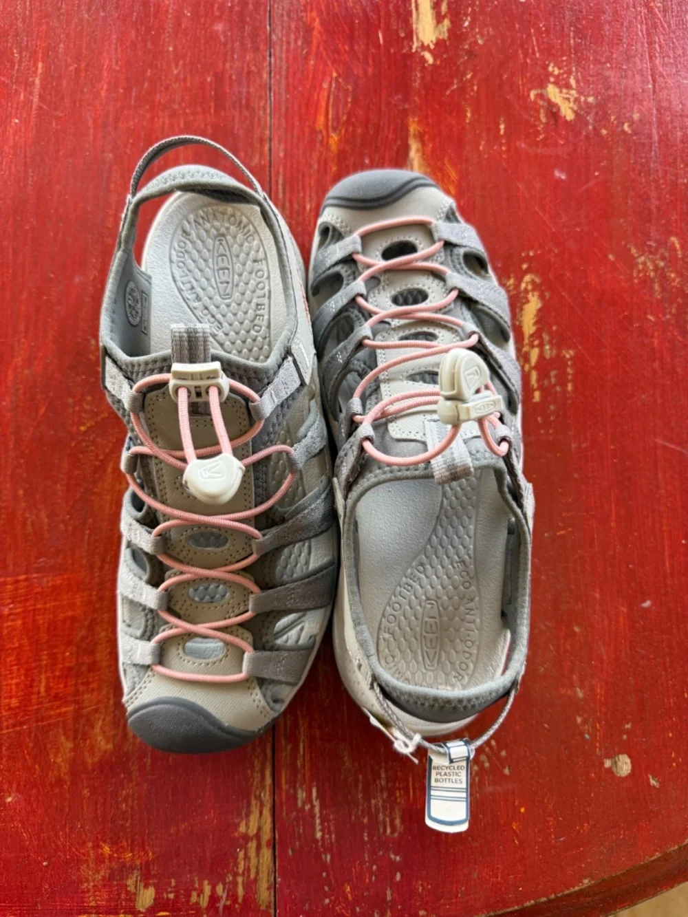 KEEN gray sandals 8.5 NWT